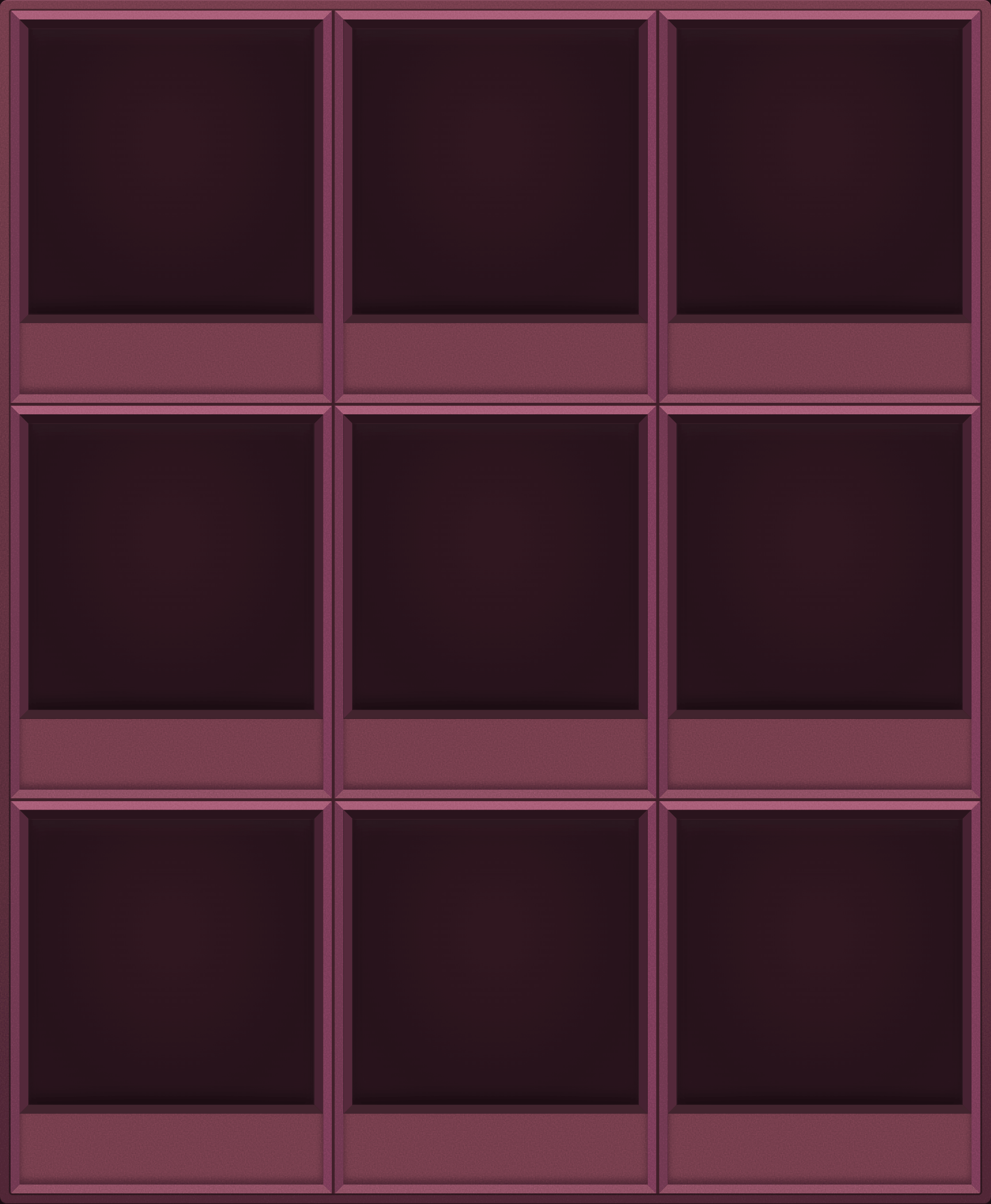 Velvet Rose Display Case (3x3)